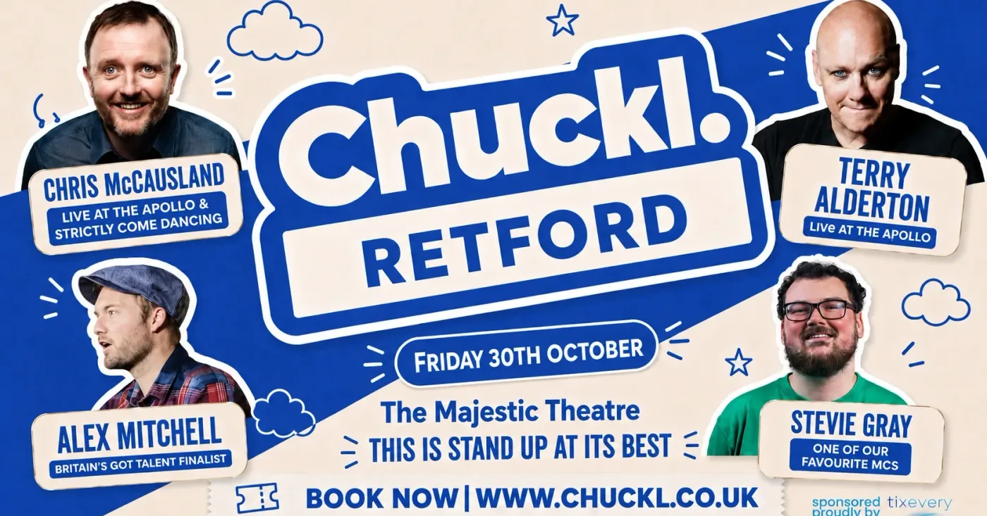 Chuckl. Retford with headliner Chris McCausland & Special Guests